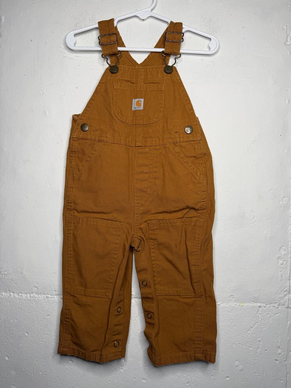 Carhartt 12 Month Overall Bibs Tan